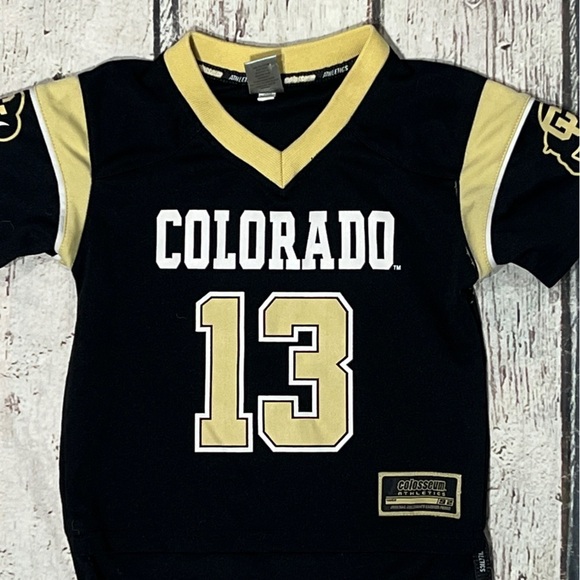 Colorado Buffaloes Boys Kids Collegiate NCAA Jersey Toddler Infant - Picture 5 of 6
